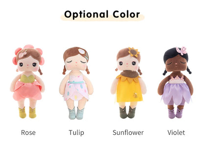 Metoo Doll  plushie kawaii Flower Fairy Angela Plush Toys Pillow Cartoon Decoration Gift For Kids Friends