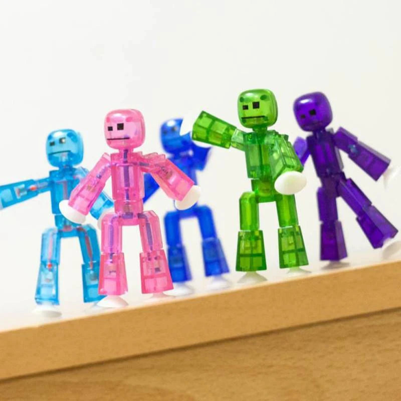 Suction Cup Toys Sticky Robbot Toys for Boys Funny Deformable Action Figure Sucker Toys for Kids Adult Birthday Gifts