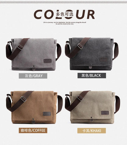 Men's multi-functional shoulder bag, leisure large capacity business travel bag, fashionable storage sling bag