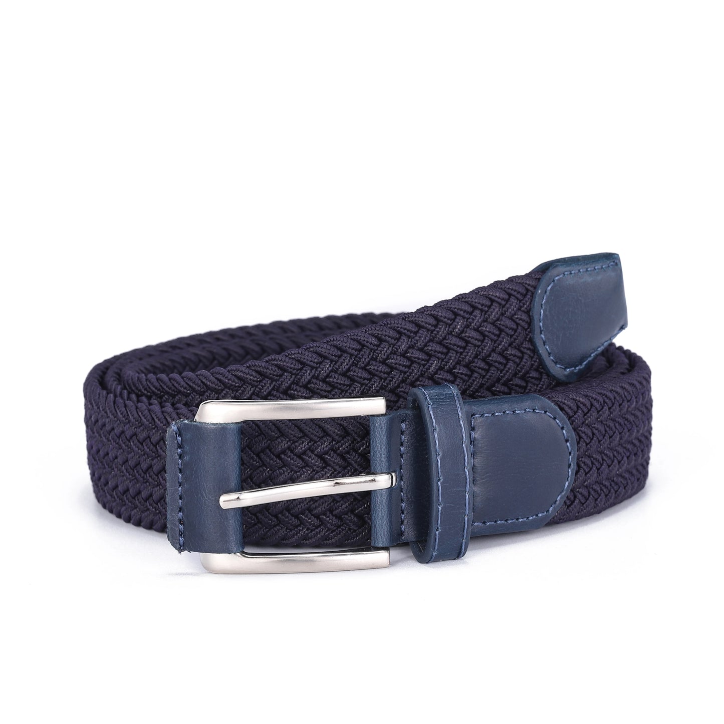 Casual Men's And Women's Woven Elastic Belt Outdoor Sports Stretch Jeans Designer Fashion Accessory for Men And Women