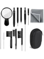 13PCS Hearing Aid Cleaning Brush Tool Set Multifunctional Ear Wax Remover Vent Tube Cleaner Portable Hearin Amplifier Daily Care
