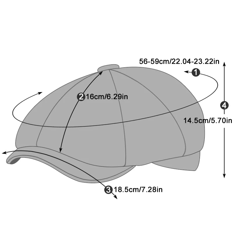 Nowa męska kaszkietówka na wiosnę lato, cienki, retro beret, dziki codzienny kapelusz, unisex ośmiokątna czapka, modne czapki hiphopowe, gorras