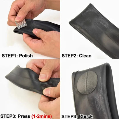 30/20/10 PCS Bicycle Glue-free Tire Patches Tool Quick Repairing Tyre Protection Patch Adhesive Quick Drying Bike Accessories