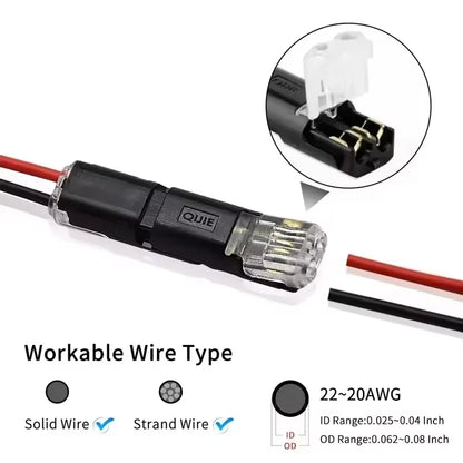 1/2/3 Pin Waterproof Automotive Electrical Connector Strip Terminal Car Wire Cable Connection Sealed Dustproof Wire Auto Wiring