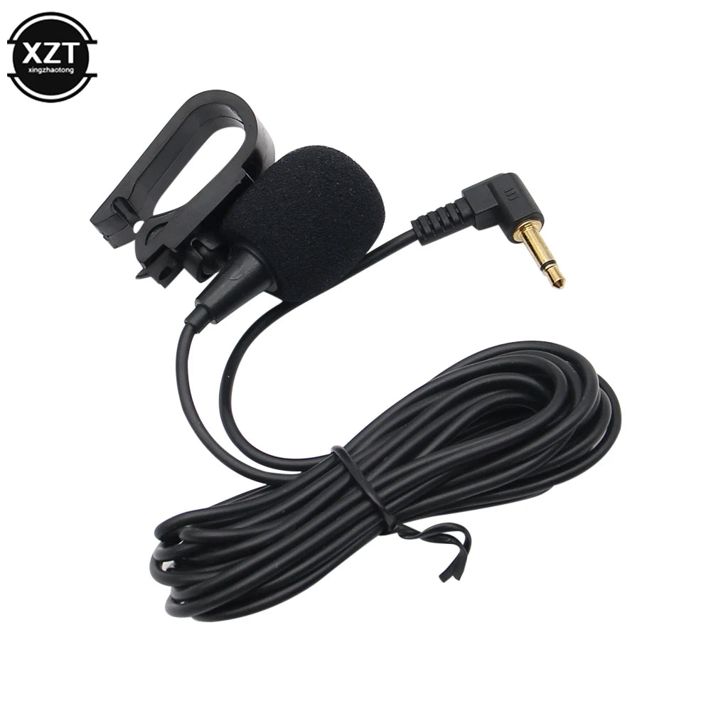 3m Professionals Car Audio Microphone 3.5mm Clip Jack Plug Mic Stereo Mini Wired External Microphone For Auto DVD Radio