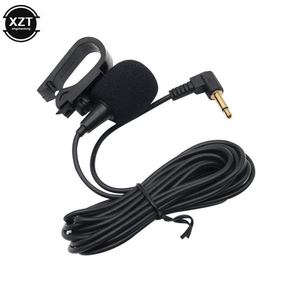 3m Professionals Car Audio Microphone 3.5mm Clip Jack Plug Mic Stereo Mini Wired External Microphone For Auto DVD Radio