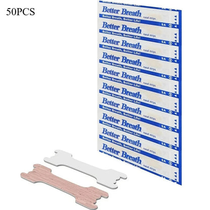 20/50/100pcs Breathing Nasal Strips  Snoring Anti Snoring Strips Easier Better Breathe Health Care Right Way Stop Sleeping Well
