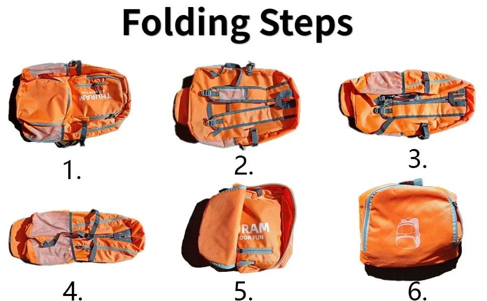 35L Travel Backpacks Daypacks Waterproof Foldable Camping Light Weight Bag Packable Hiking Sports Outdoor