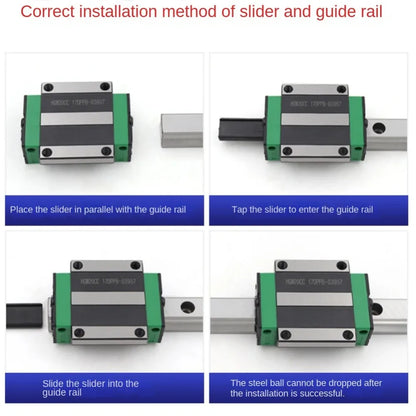 HGH15CA HGW15CC HGH20CA HGW20CC HGH25CA HGW25 HGH30 HGW30 slider block match use HGR linear guide for linear rail CNC diy parts
