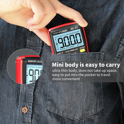 ZOYI 9999 Counts True RMS Digital Multimeter Auto Range Anti-Burn NCV AC DC Voltage Current Temperature Electrician Tester