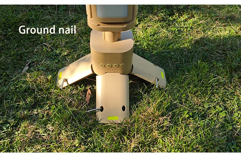 14000mAh Rechargeable Outdoor Hiking Fishing Tent Lamp Super Bright Magnetic Rotatable Telescopic LED RV Camping Lantern