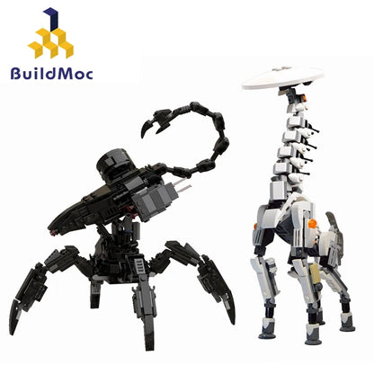 LEQUMOC MOC Meche Zero Robots Battle Machine Corruptored Dawned Game Action Figures Building Blocks Toys for Gifts