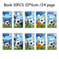 Blue Football Birthday Party Decoration Supply Birthday Soccer Plates Cups Napkins Towel Paper Tableware Tablecloth Party Favor