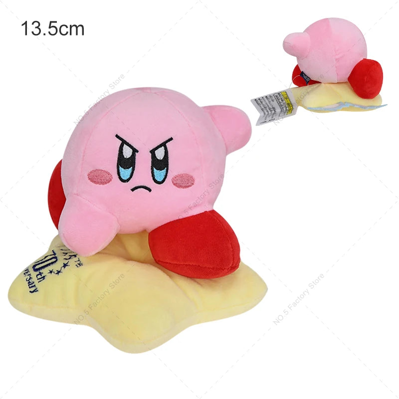 Cute Multicolor Kirby Plush Toy Kawaii Anime Star Kirby Sword Kirby Waddle Doo Elfilin Stuffed Doll Peluche Birthday Gifts