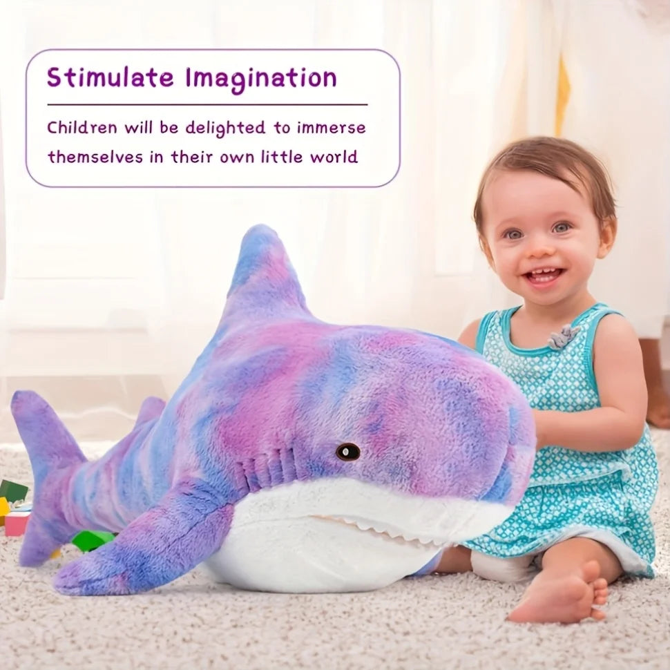 60cm Shark Plush Toy - Soft Stuffed Animal, Toddler/Kid Toy,Christmas gifts,plush Toys for Girls and boys' gifts,