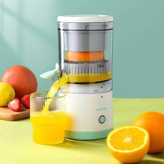 USB Rechargeable Electric Juicer 1PC Wireless Citrus Lemon Orange Juicer Automatic Fresh Fruit Blender for Kitchen