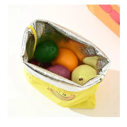 ‌"Insulated Fresh-Keeper Bag - Reusable Storage Organizer for Bananas, Lettuce & Vegetables (Drawstring Closure)"