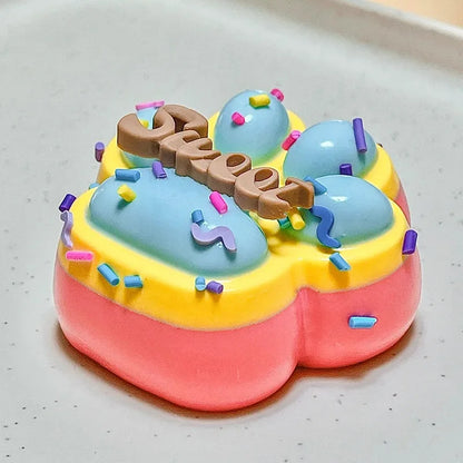 Taba Squishy Rainbow Cat Claw Squishy Fidget Toy Soft Cat Paw Slow Rebound Pinch Decompression Toys Adults Relief Squeeze Toys