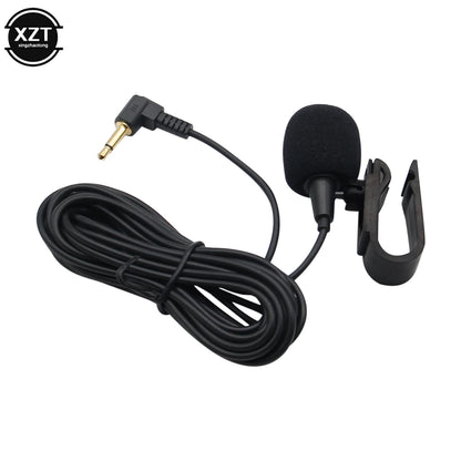 3m Professionals Car Audio Microphone 3.5mm Clip Jack Plug Mic Stereo Mini Wired External Microphone For Auto DVD Radio