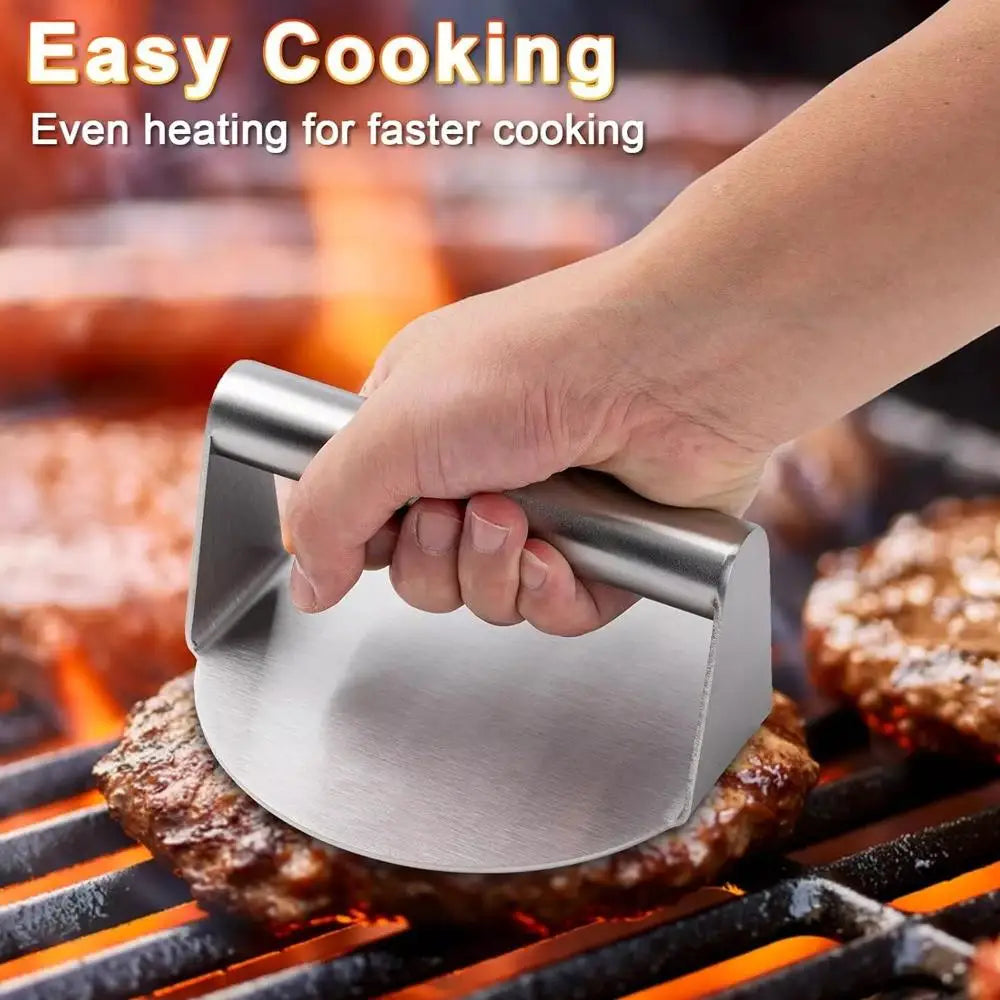 1pc Stainless Steel Hamburg Meat Press Hamburger Press Kitchen Gadgets Meat Pie Make Kitchen Accessories Cooking Accessories