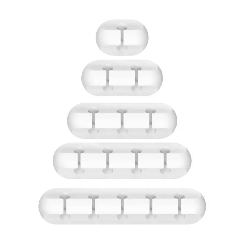 Silikonowy Organizer Kabli USB Nawijacz do kabli USB Klipsy do zarządzania porządkiem na biurku Uchwyt na kabel do akcesoriów do myszy i słuchawek