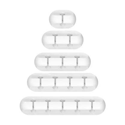 Silikonowy Organizer Kabli USB Nawijacz do kabli USB Klipsy do zarządzania porządkiem na biurku Uchwyt na kabel do akcesoriów do myszy i słuchawek