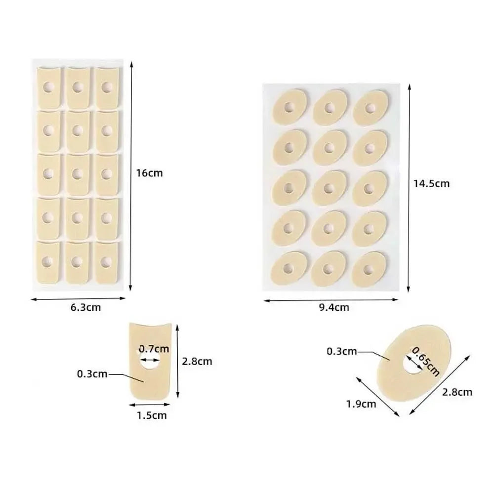 Sleeve Pads Pedicure Tools Latex Toe Pads Callus Cushions Pads Bunion Protector Foot Corn Bunion Pads Foot Anti-wear Sticker