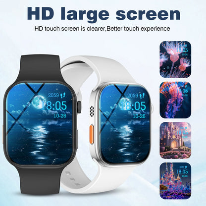 2.02 Inch HD Smartwatch, 1 Count Fashionable Smartwatch with BT Calling & Check Weather, Sports Tracking Smartwatch for Android