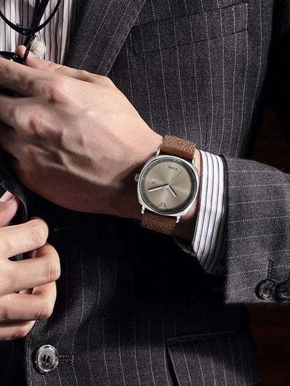 TOMI 3PCS Simple Business Men Watch Wallet Gift Box Set High Quality Classic Versatile Men Quartz Watch Clock Gifts Reloj
