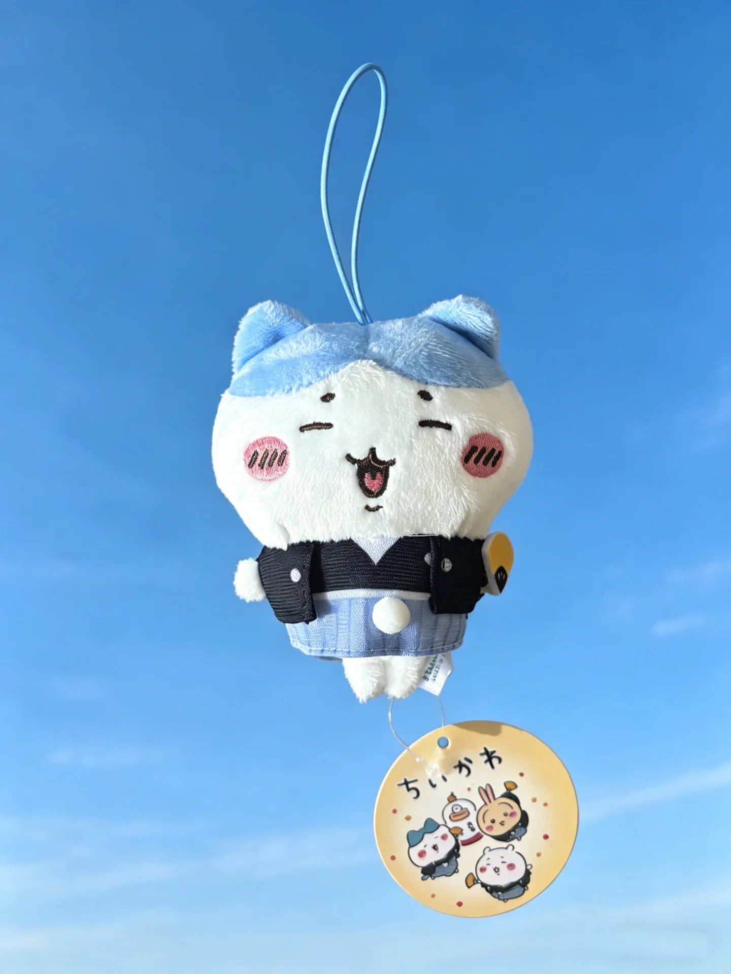 jiyi New Year Kimono Plush Keychain Japanese Anime Cute Usagi Hachiware 10cm Pendant Soft Fluffy Bag Charm Accessory for Fan