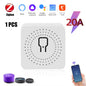 ZigBee or WiFi Smart Switch Module 16A/20A Mini Relay Breaker Smart Home Automation Works with Tuya Alexa Google