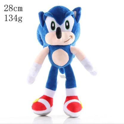 New Super Sonic Cartoon Plush Toy Shadow Amy Knuckle Tail Plush Keychain Toy Hedgehog Anime Soft Padded Doll Kids Fun Fan Gifts