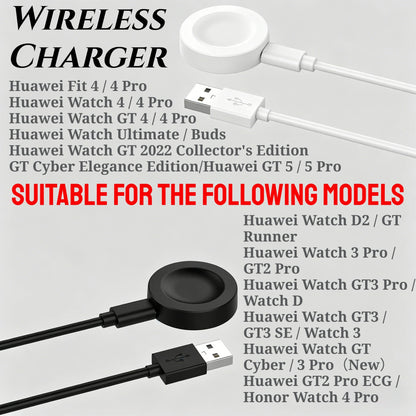 Wireless Integrated Charger for Huawei Watch 5 4 3 D Ultimate Buds GT6 GT5 GT4 GT3 GT2 Pro ECG GT Cyber Runner 2022