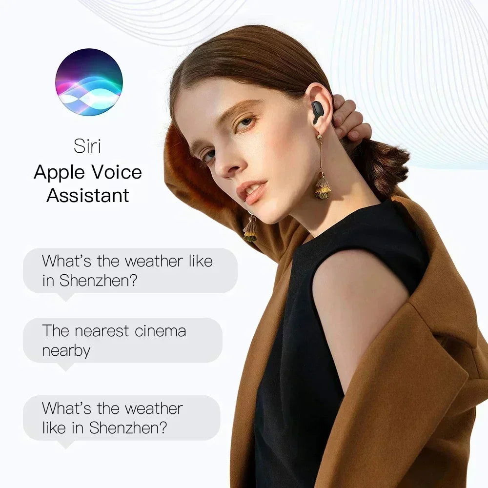 TWS Wireless Earphones Fone Bluetooth Headset Intelligent Bluetooth Headphones Pause Playback Automatically When Removed