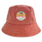 "AUSTRALIA" Kangaroo Printed Bucket Hat Trendy Simple Summer Hip Hop Fishing Hat For Gifts Unisex Outdoor Accessory Travel Hat