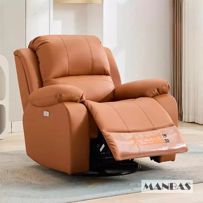 Genuine Leather Manual Electric Recliner Sofa Theater Power Reclining Couch Living Room Cinema Sofas Seating Room Furniture