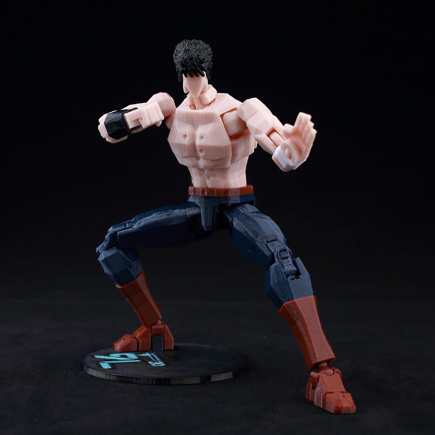 9L3D Multi-joint Articulated Anime Figures Saitama Kenshiro One Punch Man Fist North Star Chainsaw Man Dummy 13 Collectible Toys