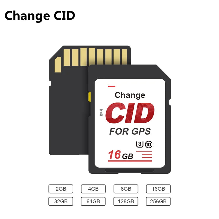 Change cid16GB memory card 4GB memory card 8GB 16GB high speed CID navigation GPS map
