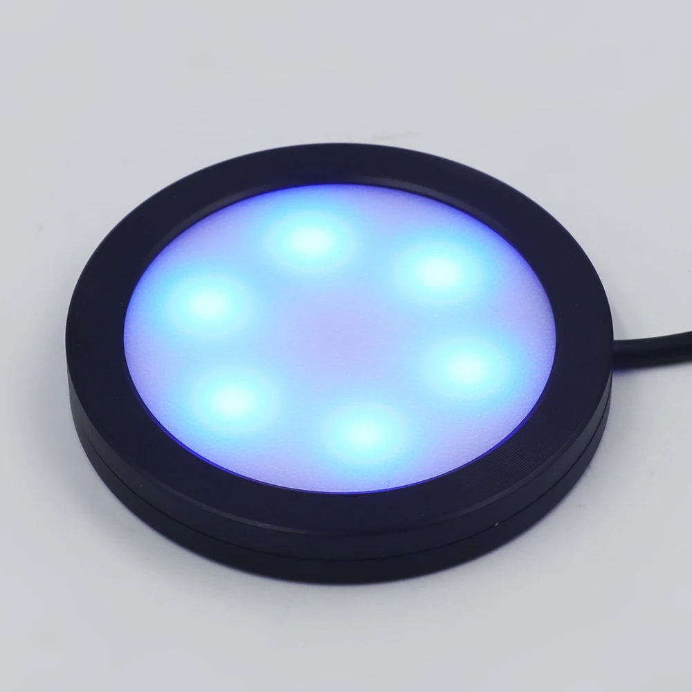 24Key Remote RGB Under Cabinet Light 5V USB Switch 1 2 4 6 Lights Kit Slim Lamp for Kitchen Display Case Home Bar Desk Accent