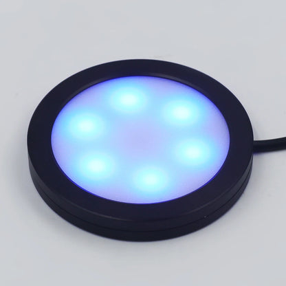 24Key Remote RGB Under Cabinet Light 5V USB Switch 1 2 4 6 Lights Kit Slim Lamp for Kitchen Display Case Home Bar Desk Accent