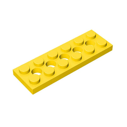 MOC 100PCS Building Block Kit with 2x6 Plate 5 Holes Suitable Bricks Toy for Boys Kids Birthday And Holiday Special Gifts