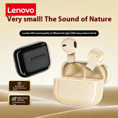 Lenovo In-Ear Wireless Bluetooth Headphone Long Battery Life Noise-Canceling Sport Headphone Compatible with iPhone and Xiaomi