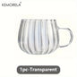 KEMORELA 1/4/6PCS Halloween Pumpkin Shaped Glass Cups High Borosilicate Glass Water Cup 450ml Coffee Drinking Glasses For Juice