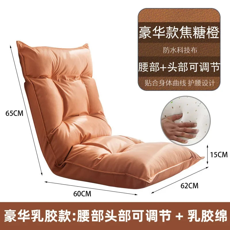 New Human Kennel Lazy Sofa Japanese Tatami Bay Window Chair Bed Back Chair Foldable Dormitory Waist Armrest