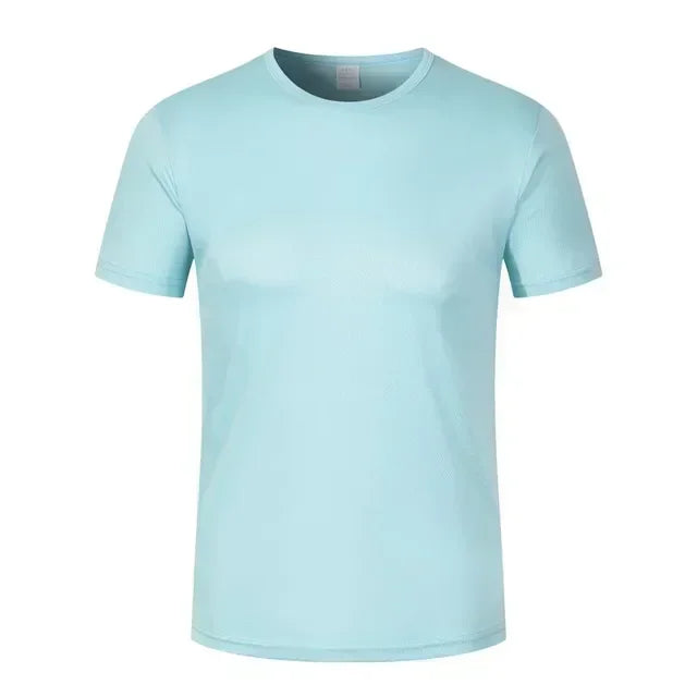 T Shirt Print Logo Women For Men Quick Drying Running Gym Custom Marathon Short Sleeve Sports Attire Diy Brand Wholesale Cheap