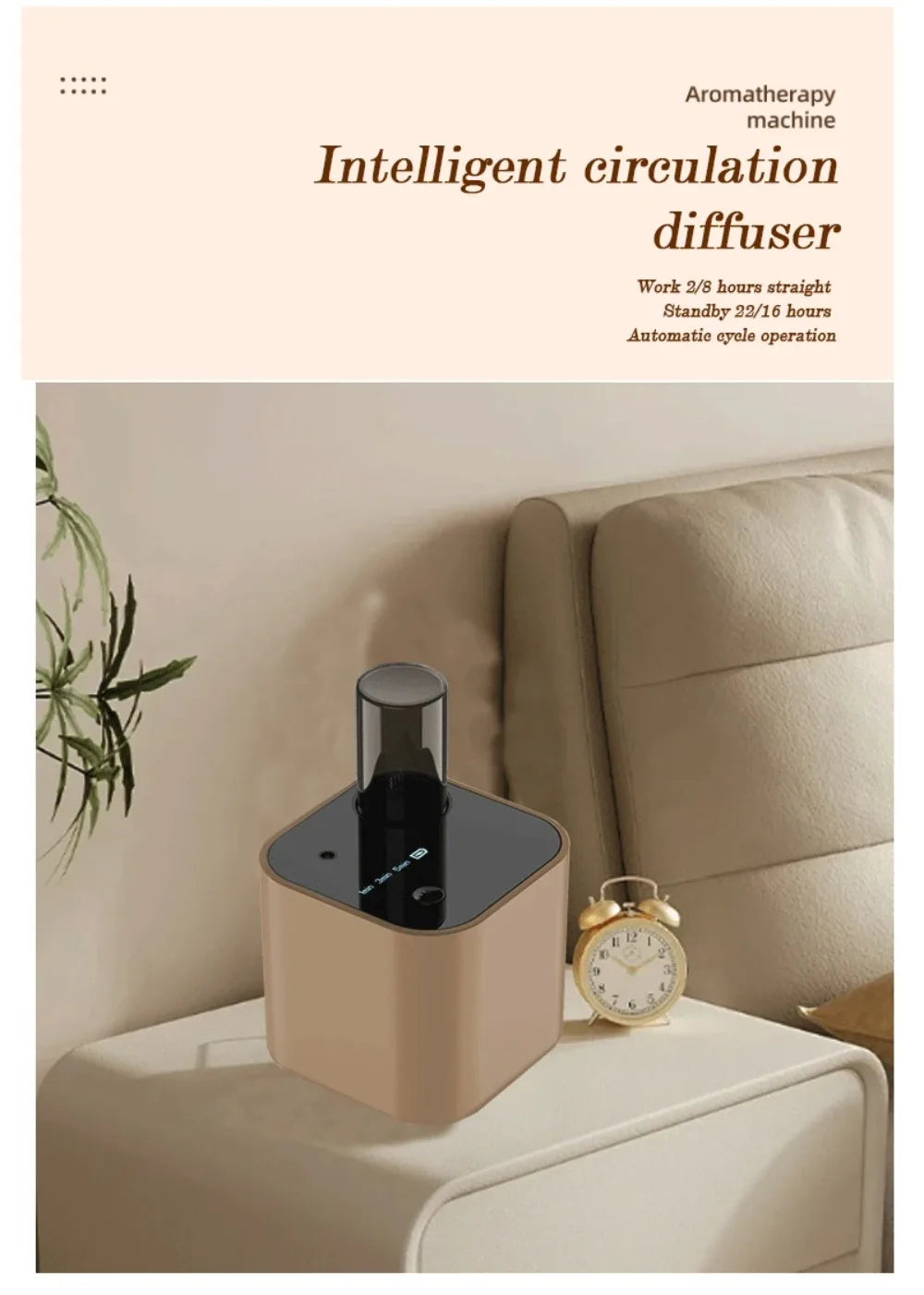 USB Rechargeable Waterless Aroma Diffuser Portable Fragrance Diffuser Smell Distributor Electric Smell for Home Office