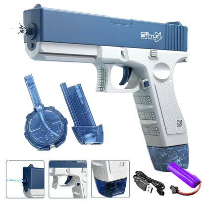 M416 Water Gun Fully Automatic Shooting Toy Summer M416 Water Gun Battle Beach Outdoor Entertainment Children's and Adult Toys