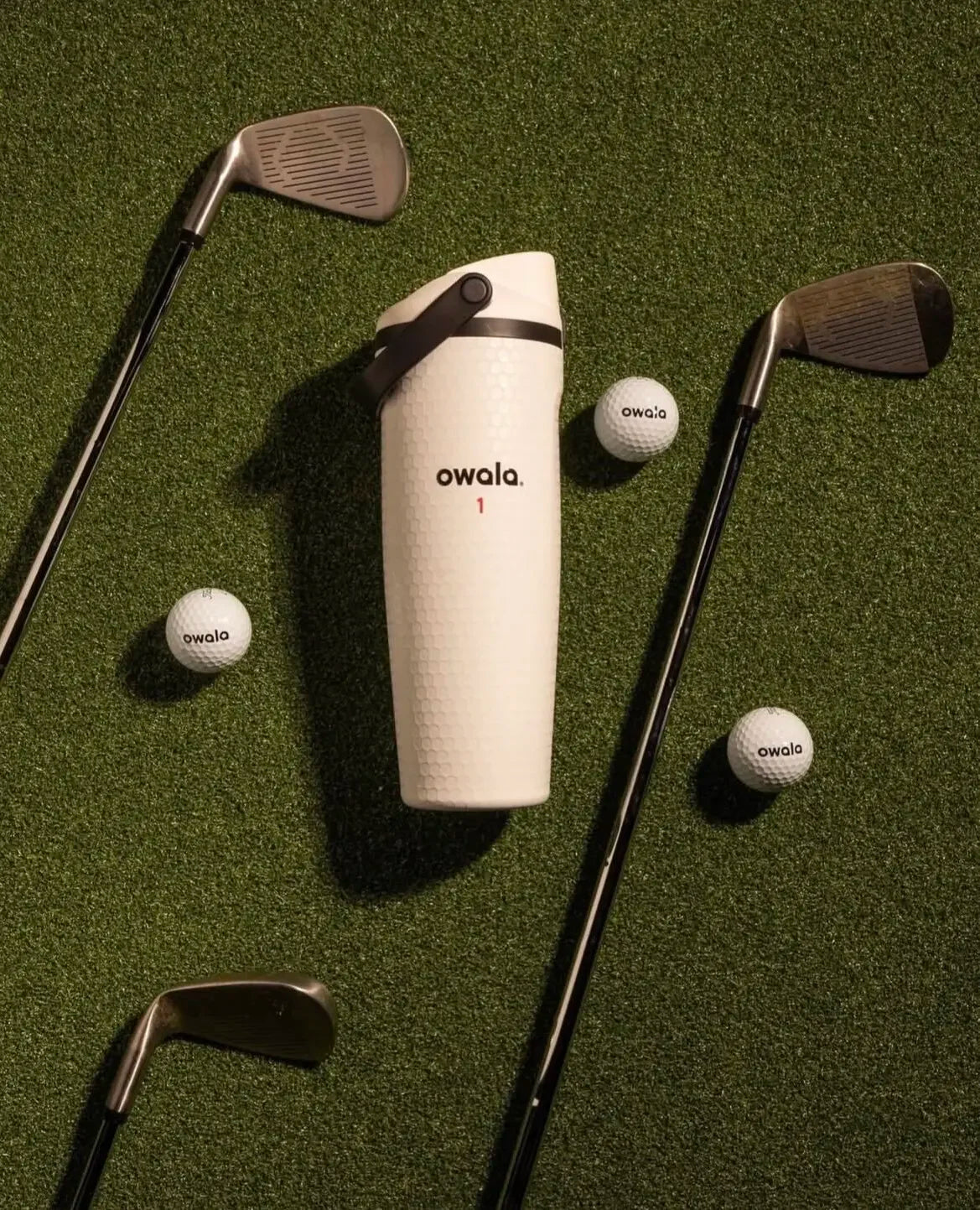 Sway 30oz Insulated Cup Golf Edition Handle Cup Insulated Water Bottle Sports Large Capacity Straw Water Cup