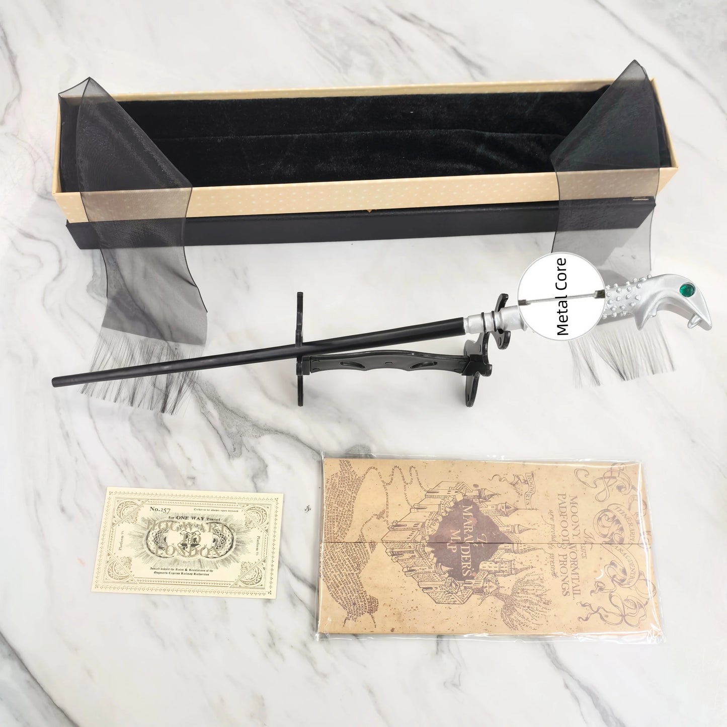Gift Box Set Anime Cosplay Magic Wand With Box Children Decoration Toy Accessories For Kids Bacchetta Magic Stick