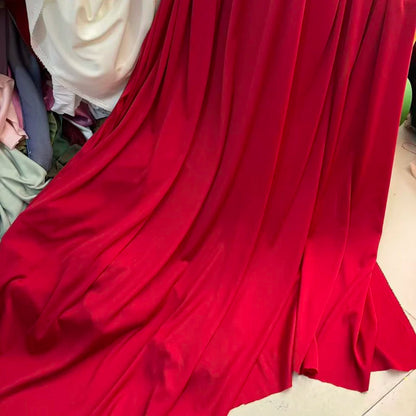 Wide 170cm Soft Stretchy Fabric Wedding Decoration Curtains Cloth Background Drap Handmade DIY Stretch Knitted Material